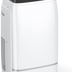 12000 BTUs Portable Air Conditioner with cooling/dehumidification/fan/sleep mode, 4-IN-1 Portable AC with 24H Timer & Remote Control & Window Kit Visi