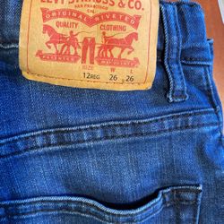 Levi Strauss, 512 Slim Tapered , 12 Reg, W26, L26 Pant