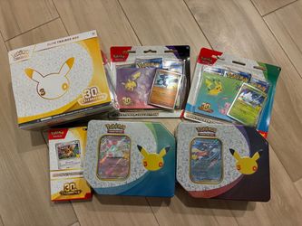 Pokemon 30th anniversary sets