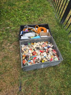 Box of old matches from every placc
