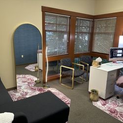 Office furniture for sale - couch, desk, sturdy chairs (2)