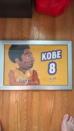 Kobe Bryant #8 Lakers Framed Nike Print
