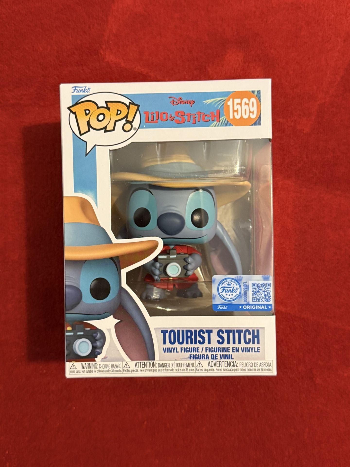 Funko Pop Disney Lilo & Stitch Tourist Stitch Funko Exclusive