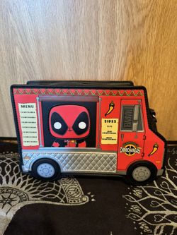 Loungefly Marvel Deadpool Pop! Chimichanga Truck Crossbody Bag