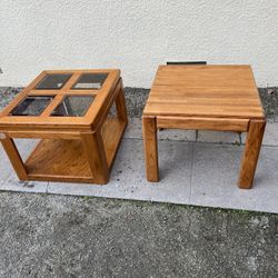 SET OF SIDE OR END TABLES 