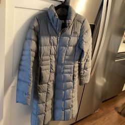 Gray North face Long Coat (no Hood) Size Small 
