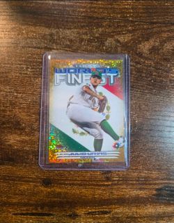 2023 TOPPS WORLD'S FINEST MEXICO JULIO URIAS MINI GOLD DIAMONDS REFRACTOR #35/50