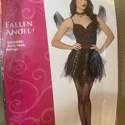 Selling A Adult Halloween Black Angel Costume