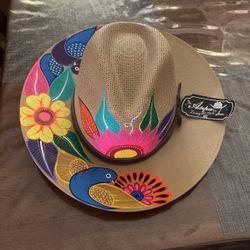 Sombrero Pintado A Mano