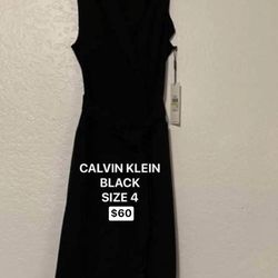 CALVIN KLEIN WRAP DRESS