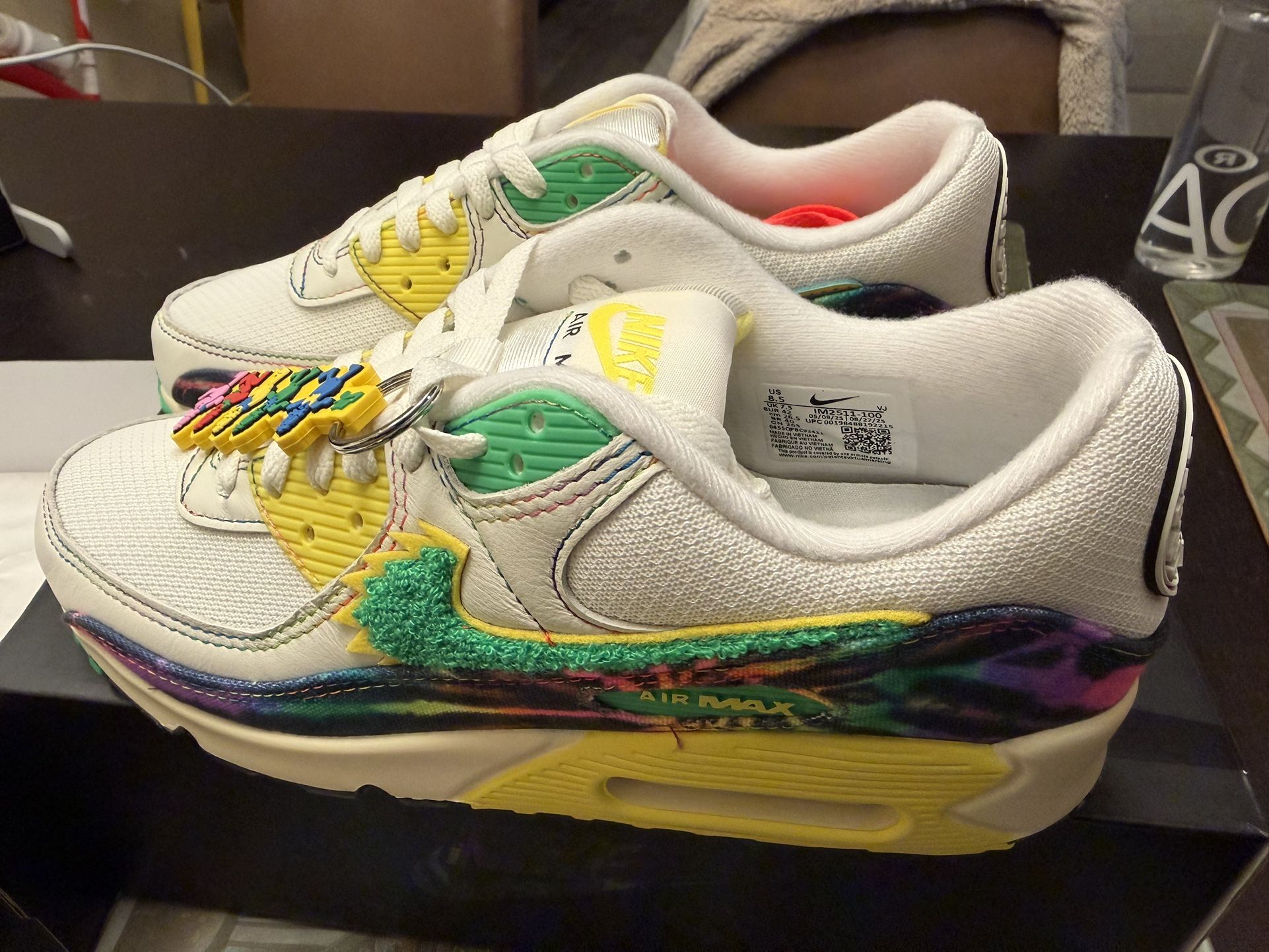 Nike Air Max 90 Grateful Dead UO Ducks size 8.5 new