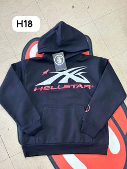Hellstar Navy Graphic Hoodie