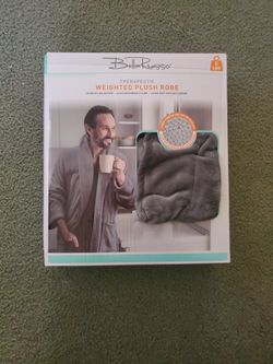 Bella Russo Weighted Plush Robe (NEW)
