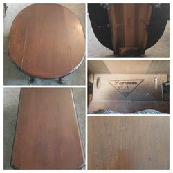 Vintage Coffee Table Oval $25