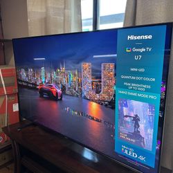 65” Hisense ULED U7 Smart 4K TV Mini Led 