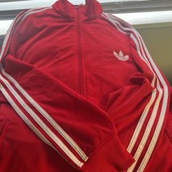 Adidas Red Jacket. Vintage. Old school. 