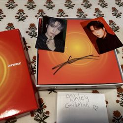 Signed Ateez Album Golden hour part 3