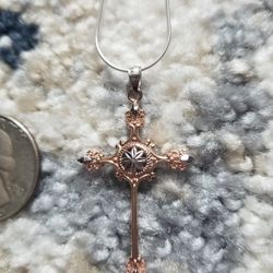 14k Cross Necklace