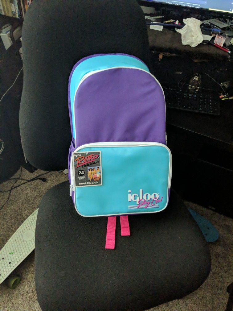 Retro Igloo Cooler Backpack 