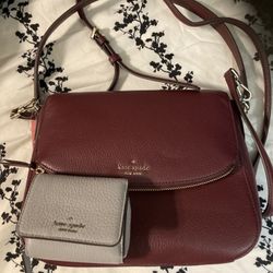 New Kate Spade Bag W/ Wallet 