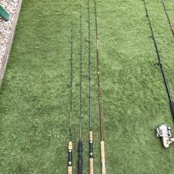 4 Fishing Rods 