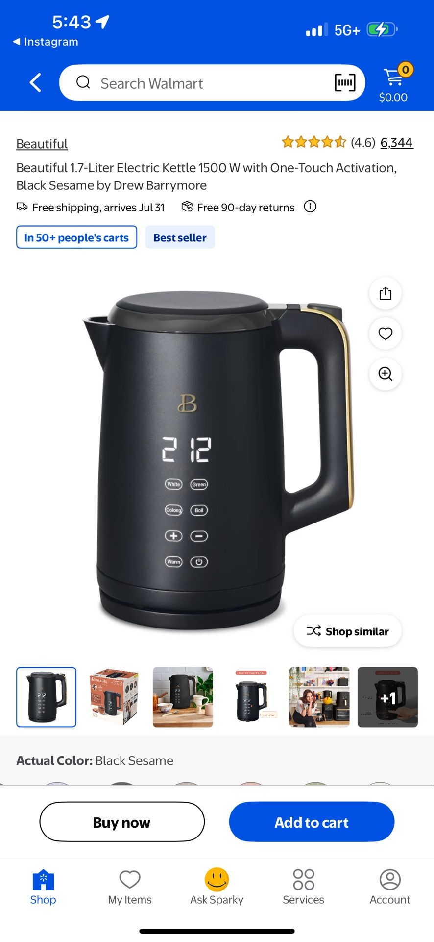 Touchscreen, Extra Large, Beautiful Tea Kettle
