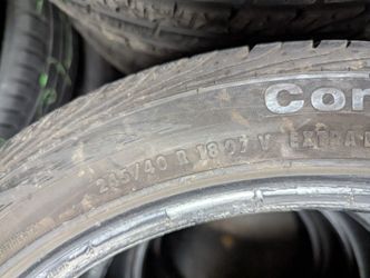 4 X Continental ProContact 245/40 R18 Tires