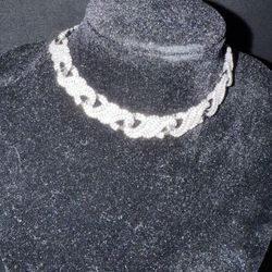 Moissanite Infinity Bracelet