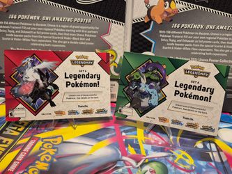 Pokemon Sun & Moon Legendary Promo Code Cards (codes expired)