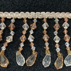  beaded fringe 21yards available … $8.50 per yard