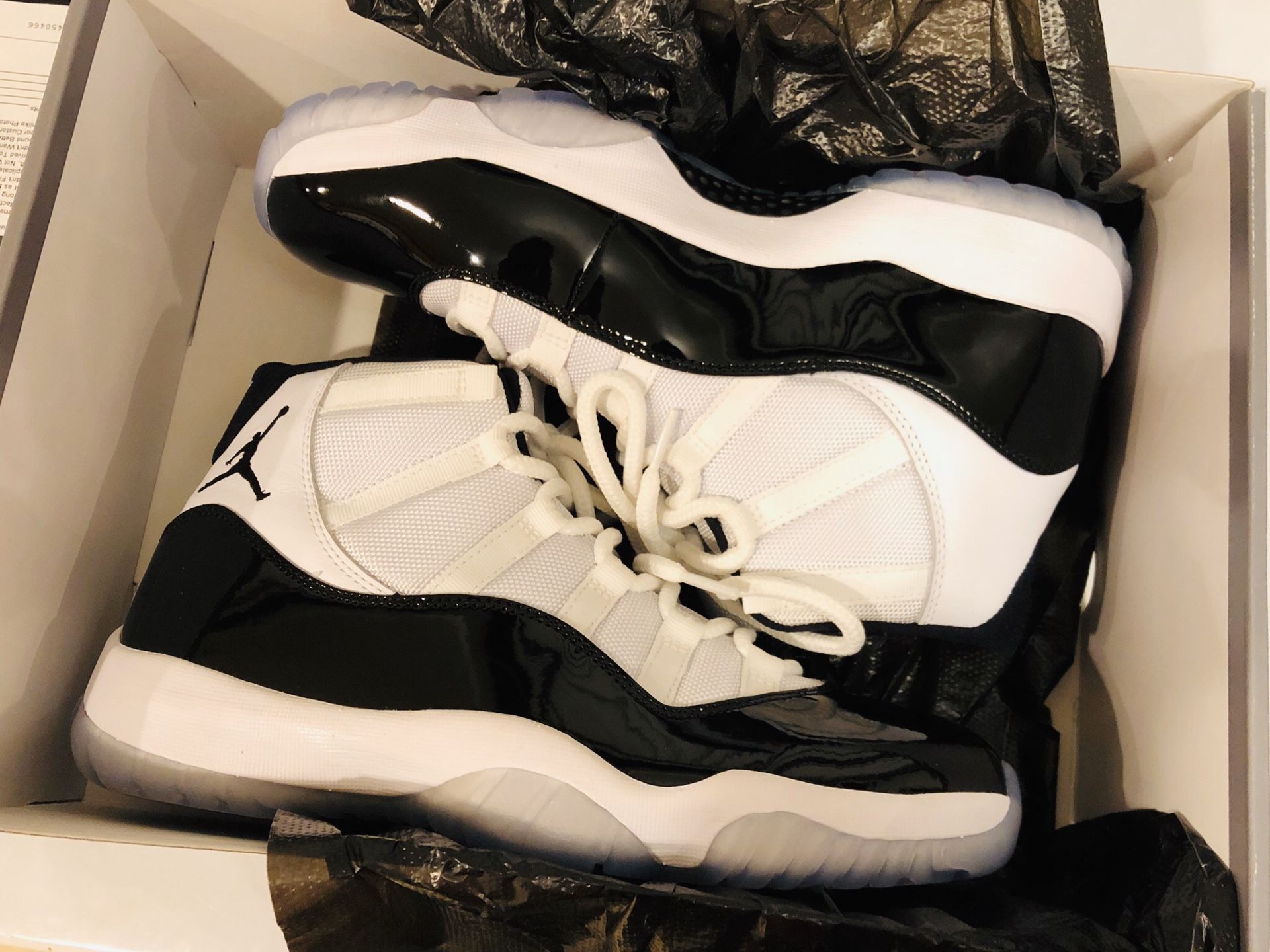 Jordan 11 Concord 2018 Black/White Mens 9.5