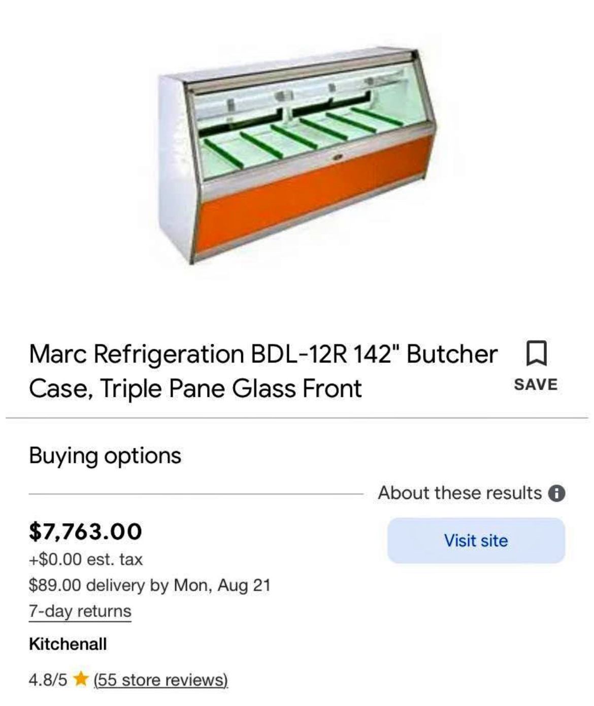 Marc Refrigeration Butcher Meat case BDL-12R