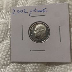 2002S proof Roosevelt dime U.S Coin