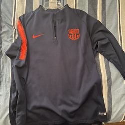 FC Barcelona 1/4 Zip Jacket XL