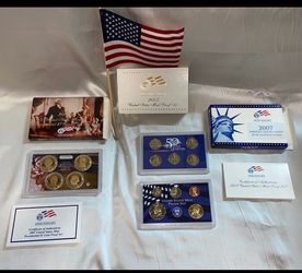 2007 S US Mint Proof Set. Orig. Pkg & Certificate of Authenticity.
