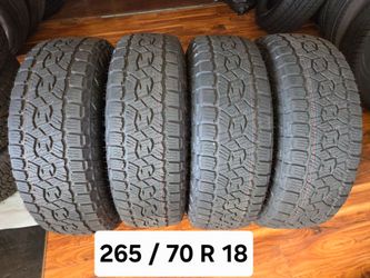 265 / 70 R 18 (4) TIRES TOYO AT³