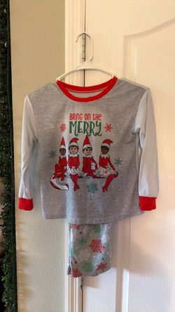 Elf on the Shelf Kids Christmas Pajama Set