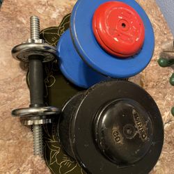 Dumbbells - 30lb IVANKO and 5lb IMPEX
