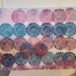 Doilies Pattern Canvas Painting
