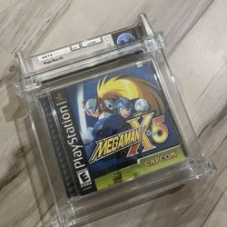 PLAYSTATION PS1 -MEGA MAN X5 BRAND NEW SEALED AND GRADED $$260.00 OR BEST OFFER