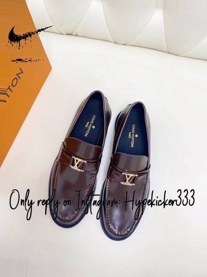 Louis Vuitton LV leather LV dress shoes Sizes Available for Sale