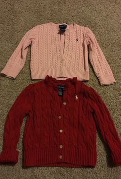 2 Ralph Lauren toddler sweaters