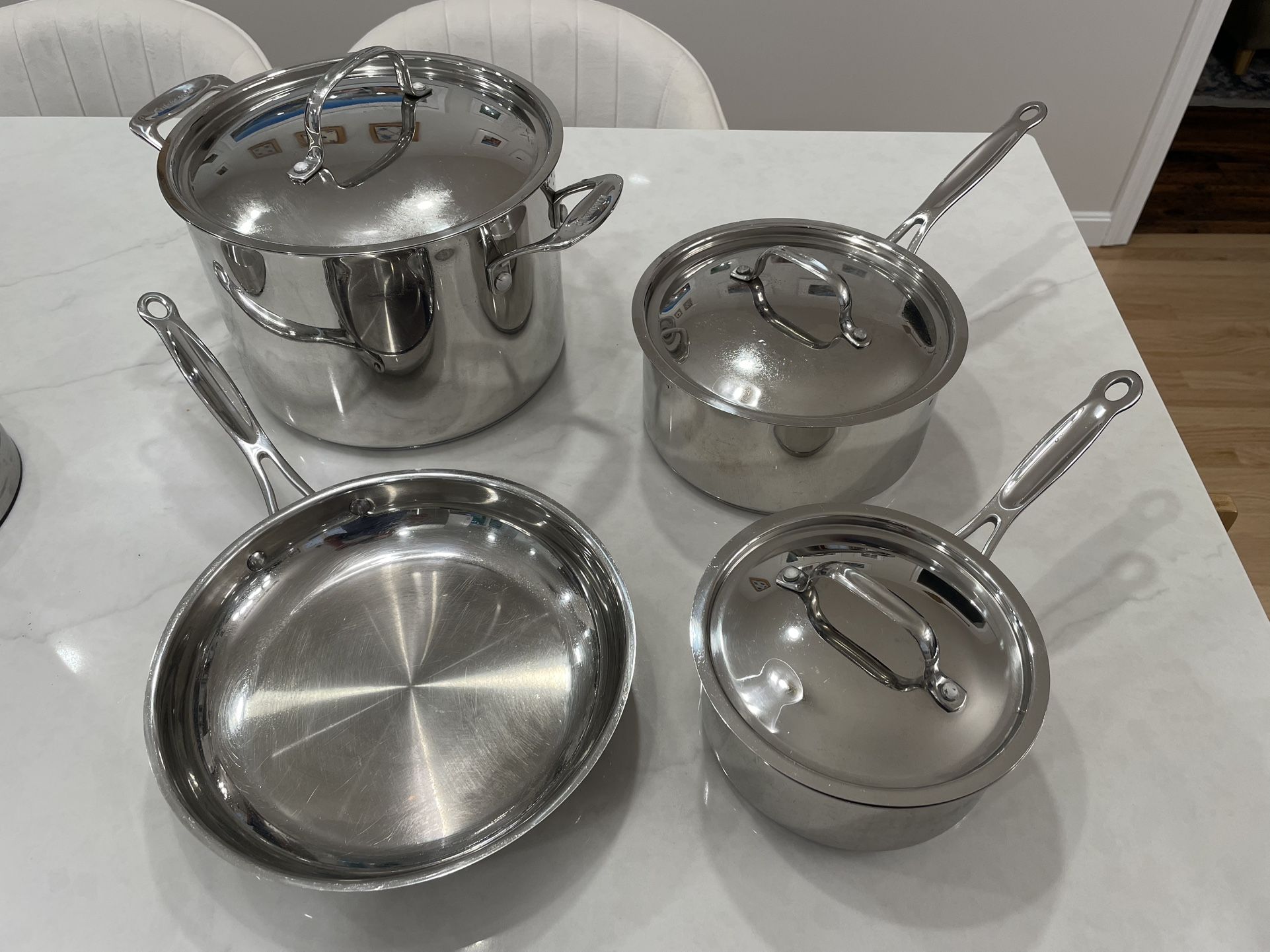 Cuisinart 77-7 Chef’s Classic Stainless 7-Piece Cookware Set