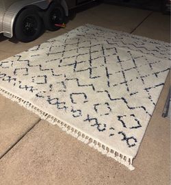 Moroccan Style Shag Area Rug