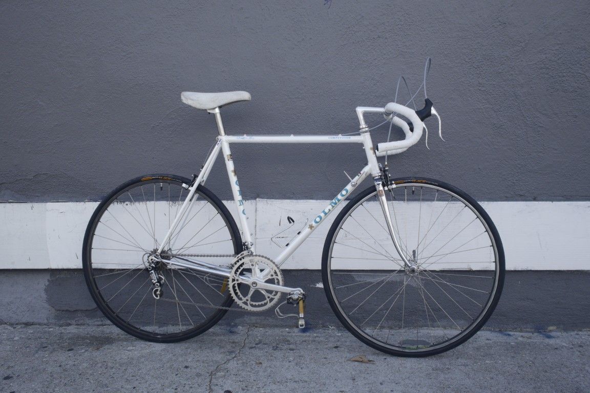 Olmo Competition Steel Road Bike Columbus Italy Campagnolo Super