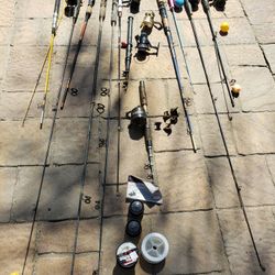 Price Slash! Fishing Poles And Reels Lot!