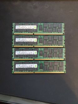 RAM Memory 16GB  2Rx4 Pc3  Each