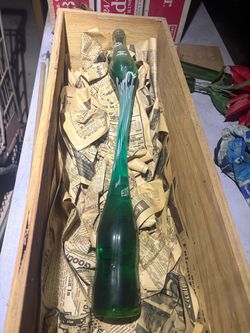 Vintage Coca Cola Coke stretched glass bottle carnival prize 1970's