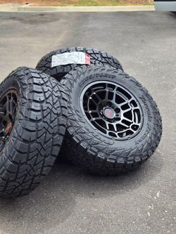 New 17" Toyota TRD style wheels and tires