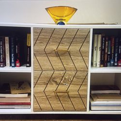 Bookshelf with File Drawers & Wheels – $40 OBO – Pickup Only